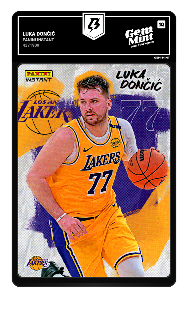 Luka Dončić graded Gem Mint 10