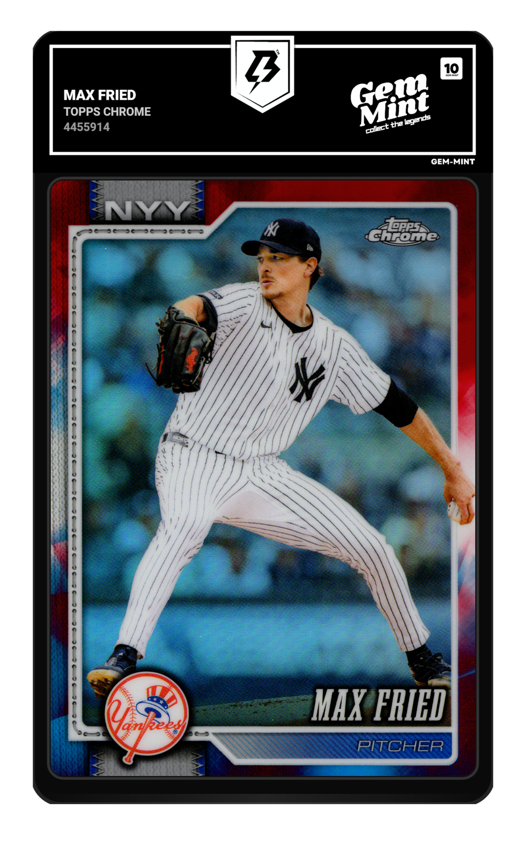 Max Fried graded Gem Mint 10