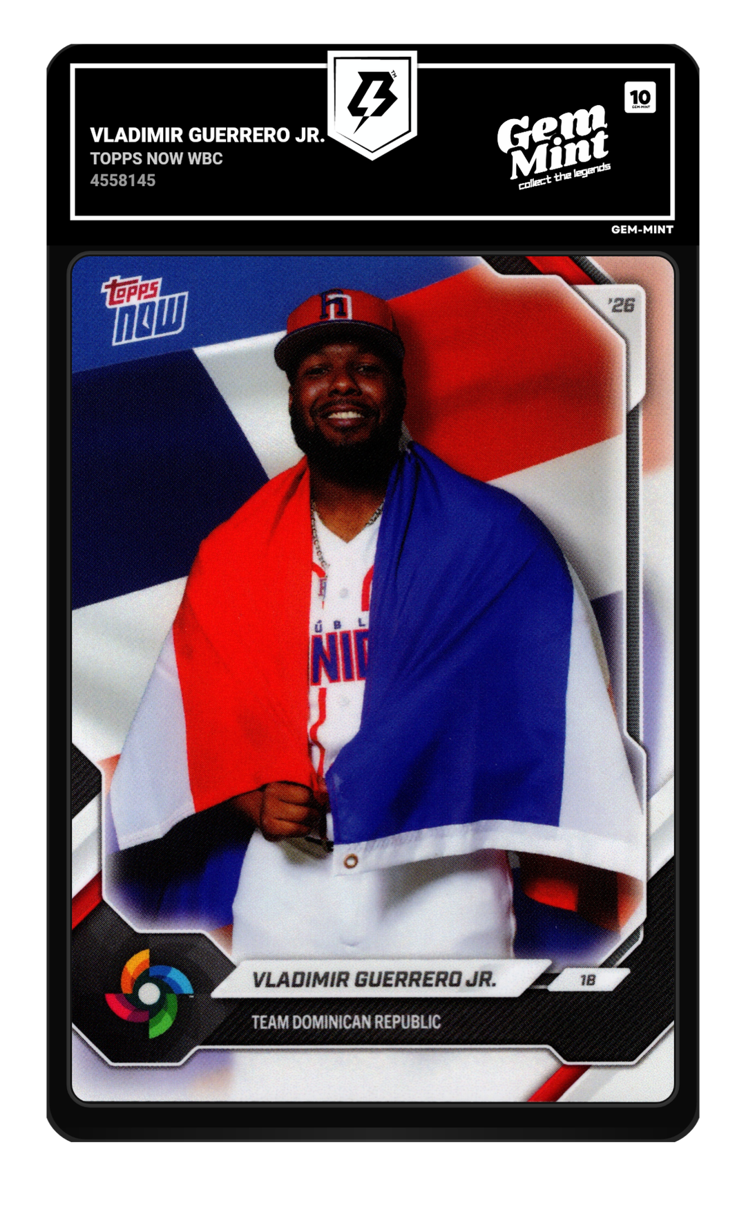 Vladimir Guerrero Jr. graded Gem Mint 10