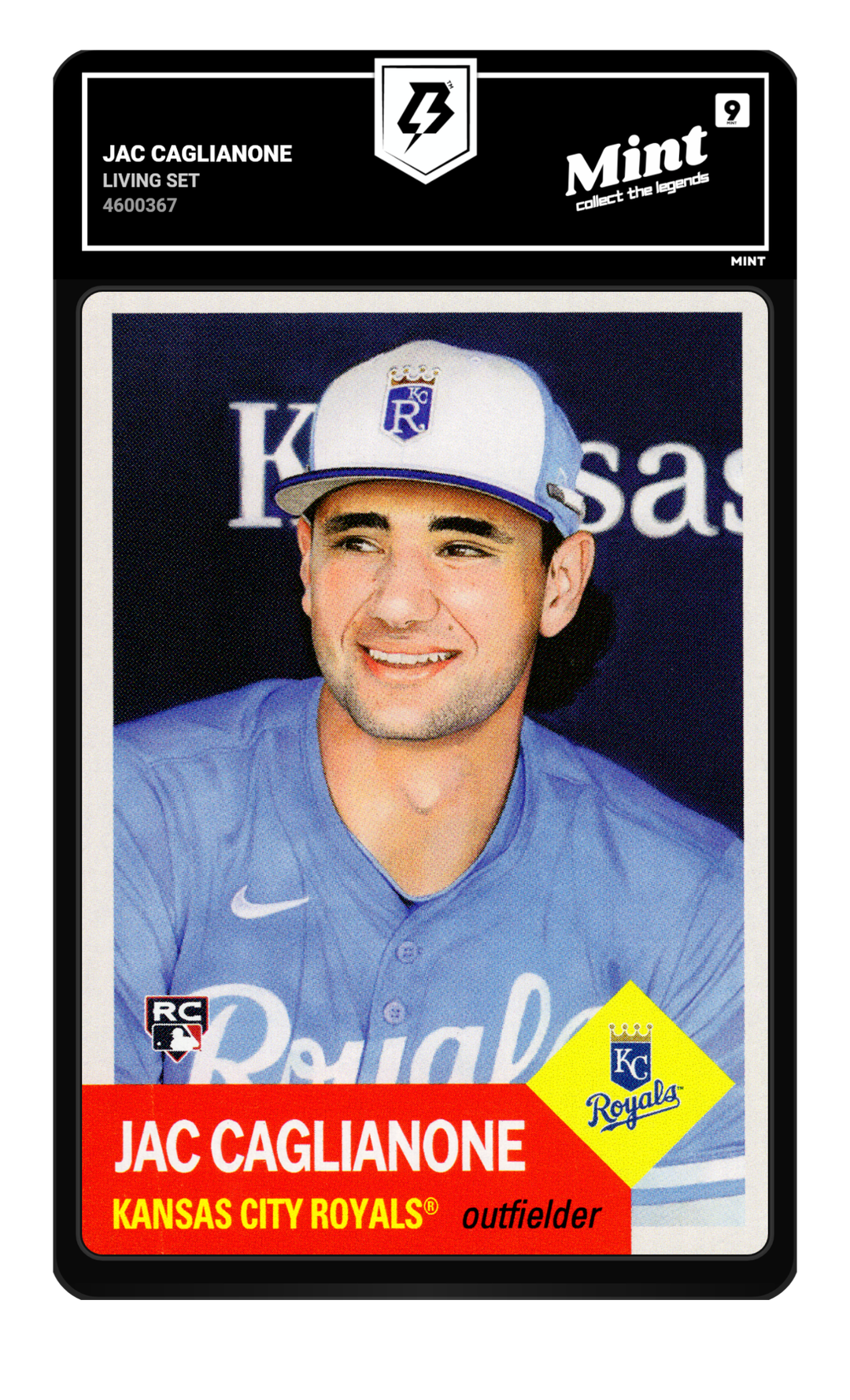 Jac Caglianone graded Mint 9