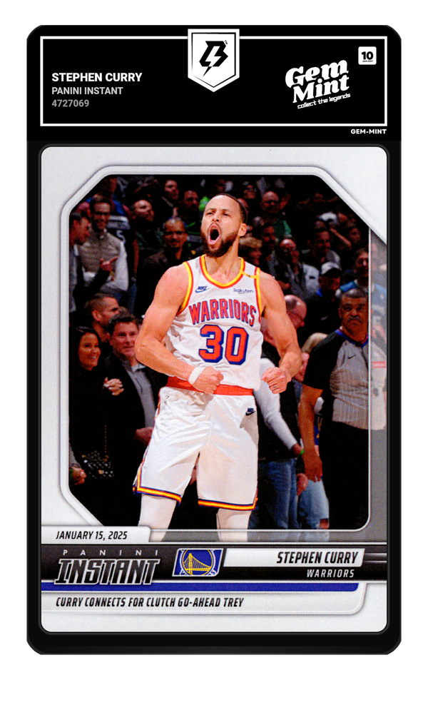 Stephen Curry graded Gem Mint 10