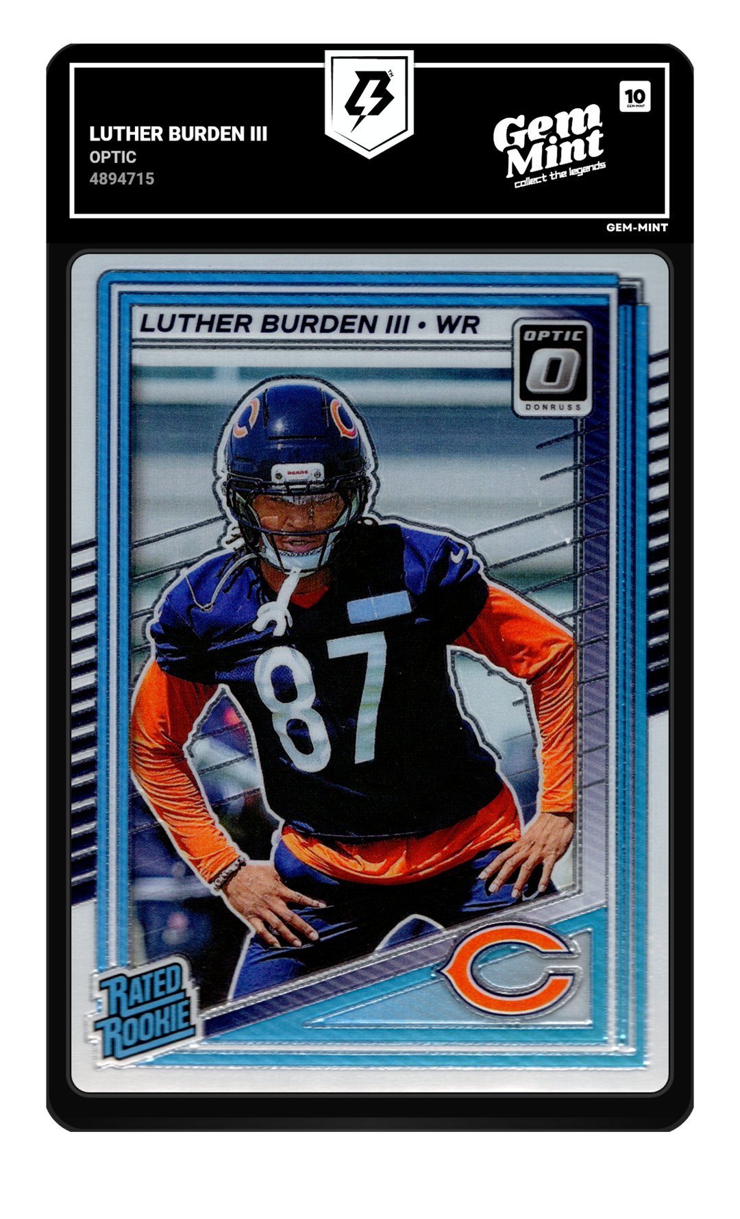 Luther Burden III graded Gem Mint 10
