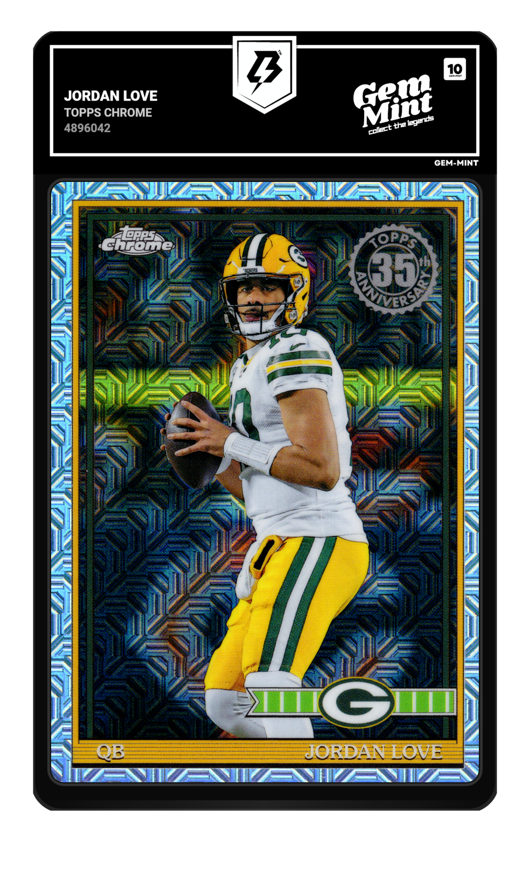 Jordan Love graded Gem Mint 10