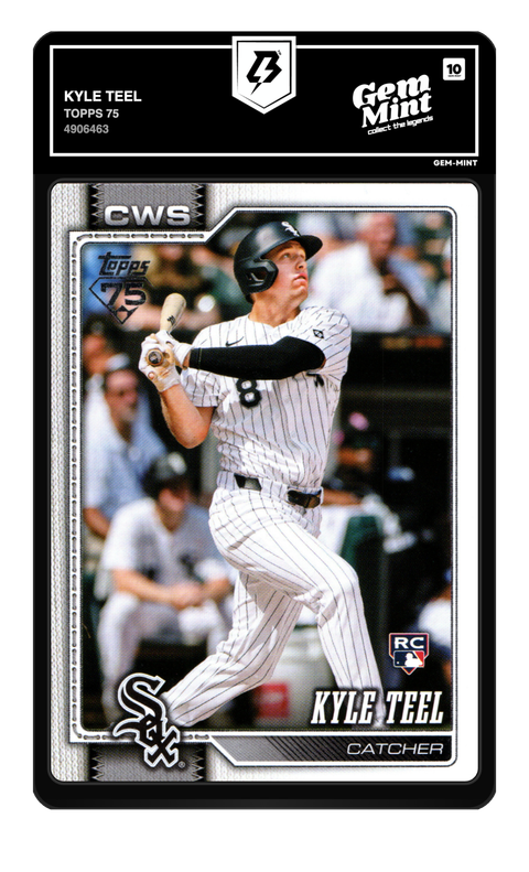 Kyle Teel 2026 Topps 75 graded Gem Mint 10 by TradingCard360