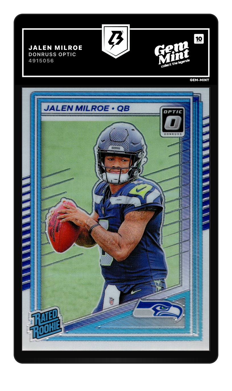 Jalen Milroe graded Gem Mint 10