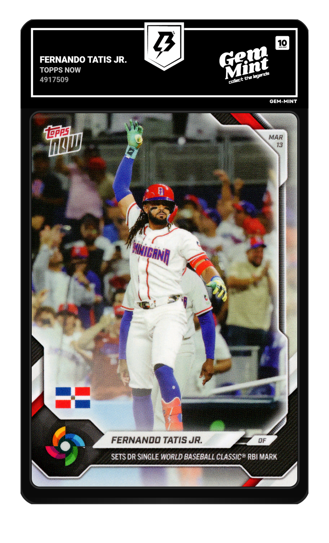 Fernando Tatis Jr. graded Gem Mint 10