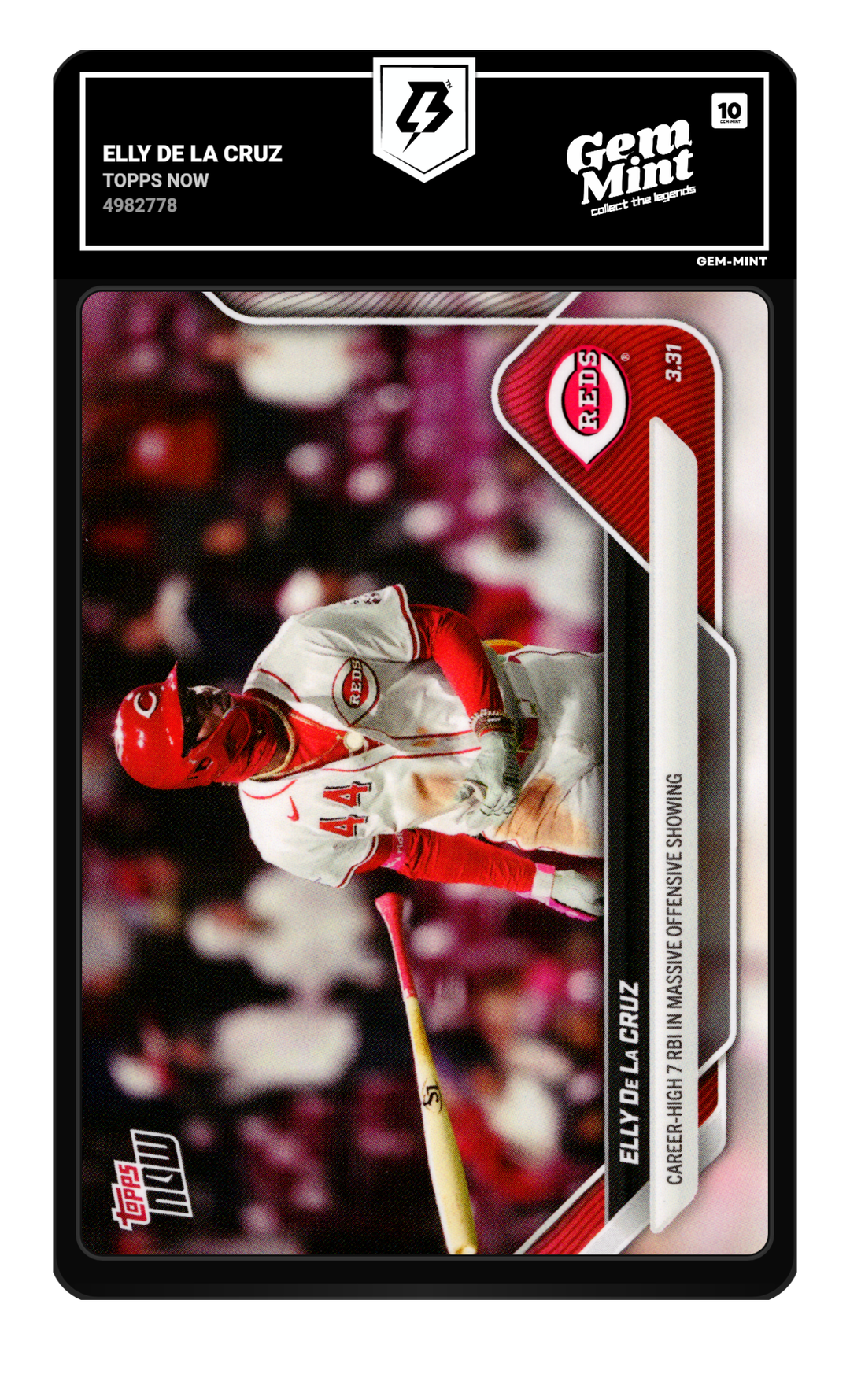 Elly De La Cruz graded Gem Mint 10