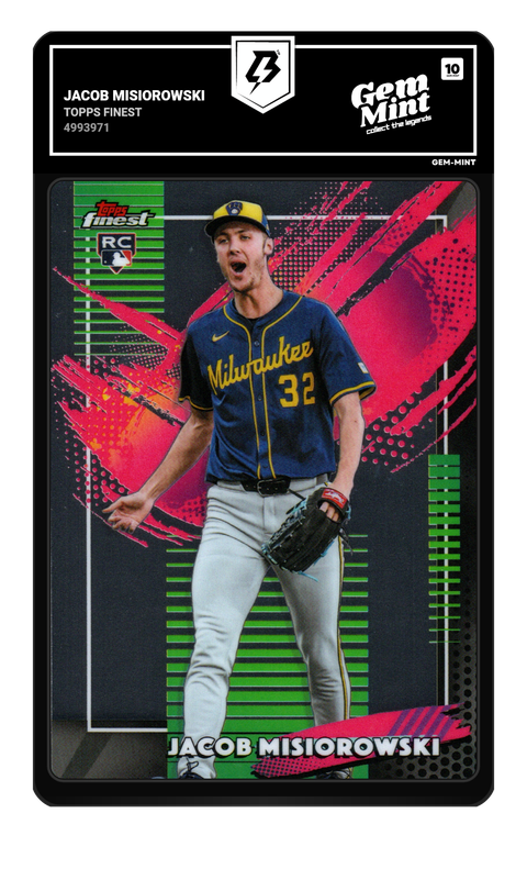 Jacob Misiorowski 2026 Topps Finest graded Gem Mint 10 by TradingCard360