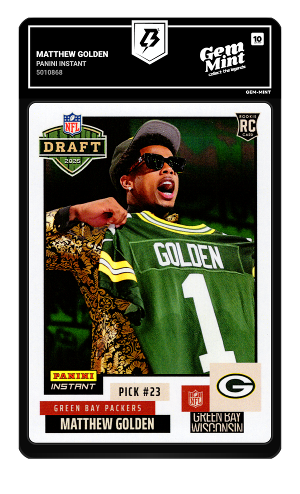 Matthew Golden graded Gem Mint 10