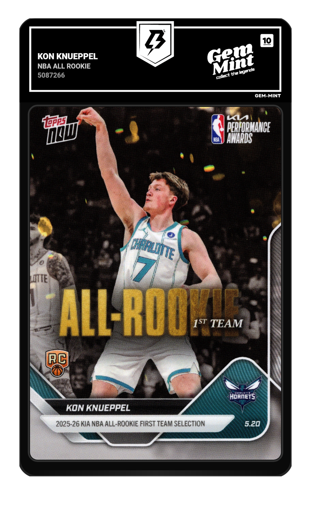 Kon Knueppel graded Gem Mint 10