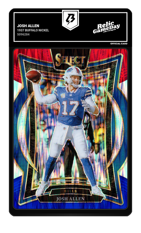 Josh Allen 2024 1937 Buffalo Nickel graded Poor 1 by TradingCard360