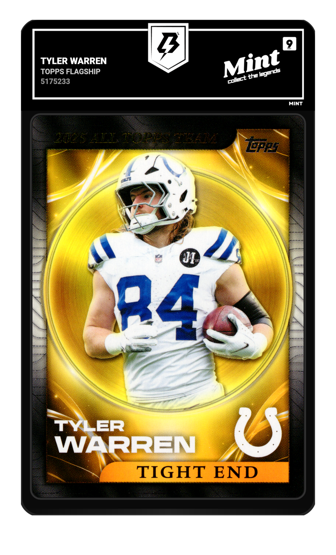 Tyler Warren graded Mint 9
