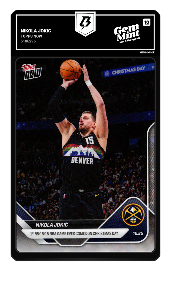 Nikola Jokic graded Gem Mint 10