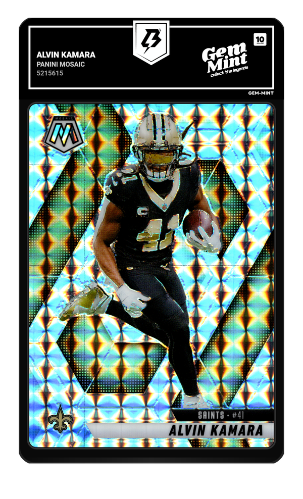 Alvin Kamara graded Gem Mint 10
