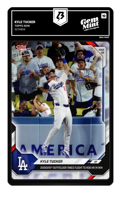 Kyle Tucker 2026 Topps Now graded Gem Mint 10 by TradingCard360