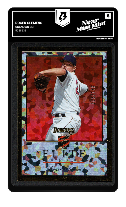 Roger Clemens graded NM-MT 8 by TradingCard360