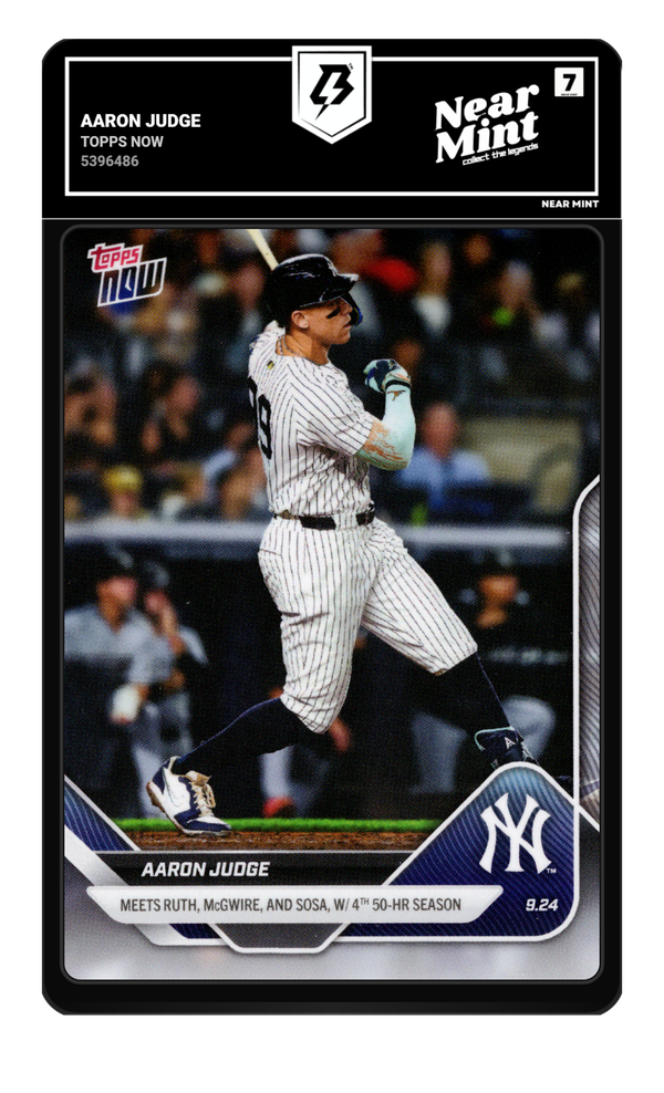Aaron Judge graded Near Mint 7