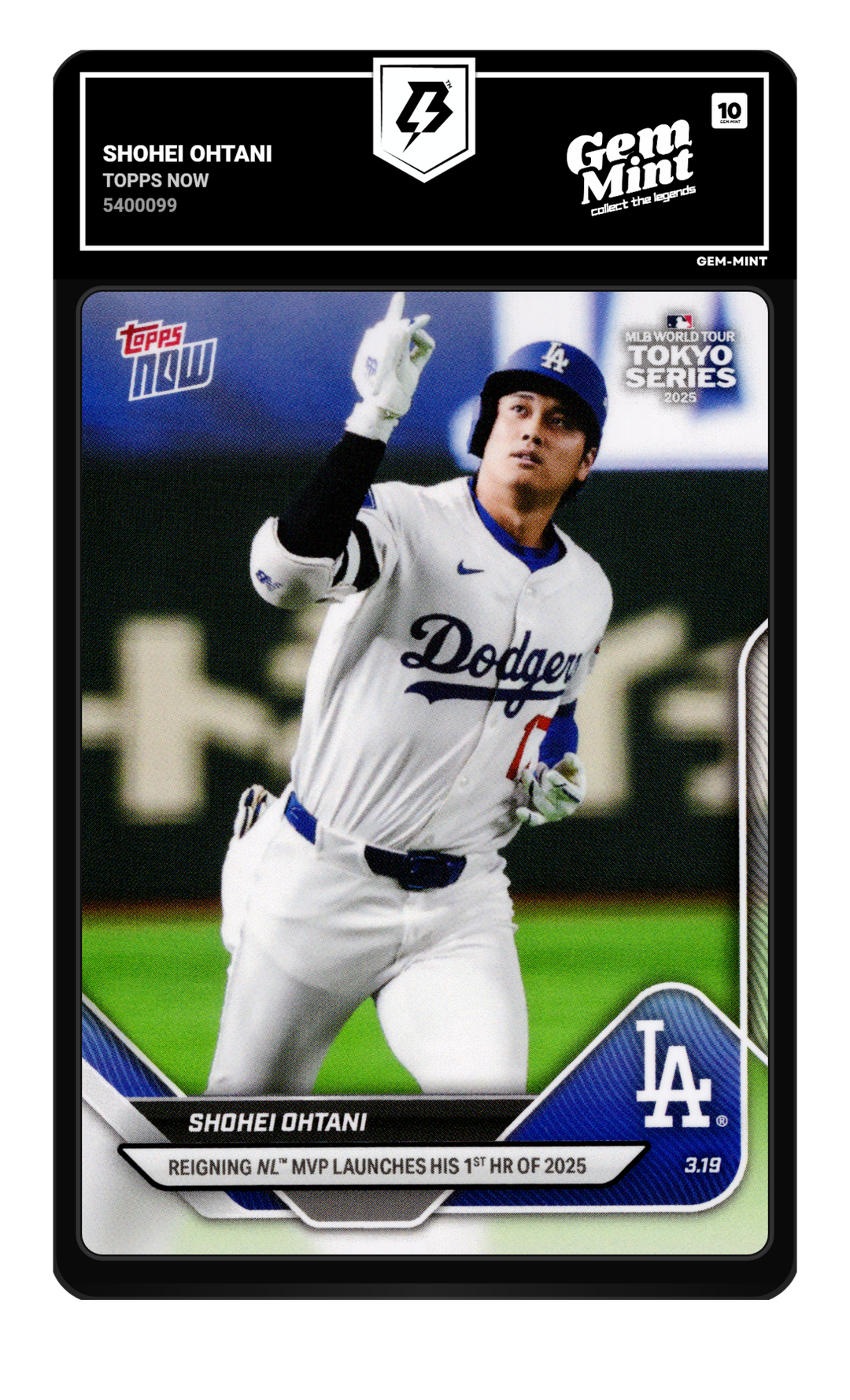 Shohei Ohtani graded Gem Mint 10