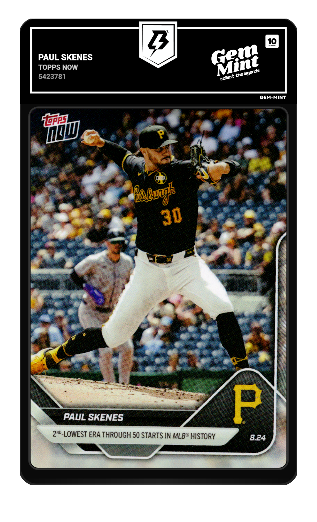 Paul Skenes graded Gem Mint 10