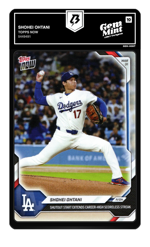 Shohei Ohtani 2026 Topps Now graded Gem Mint 10 by TradingCard360