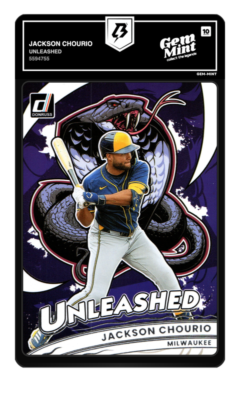 Jackson Chourio 2026 Unleashed graded Gem Mint 10 by TradingCard360