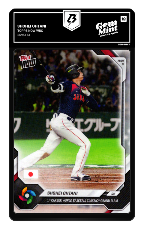 Shohei Ohtani 2026 Topps Now WBC graded Gem Mint 10 by TradingCard360