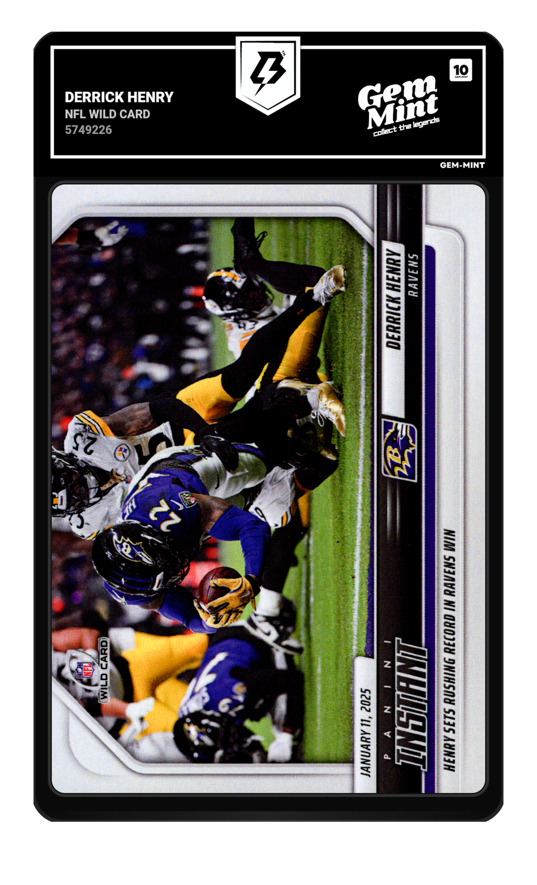 Derrick Henry graded Gem Mint 10
