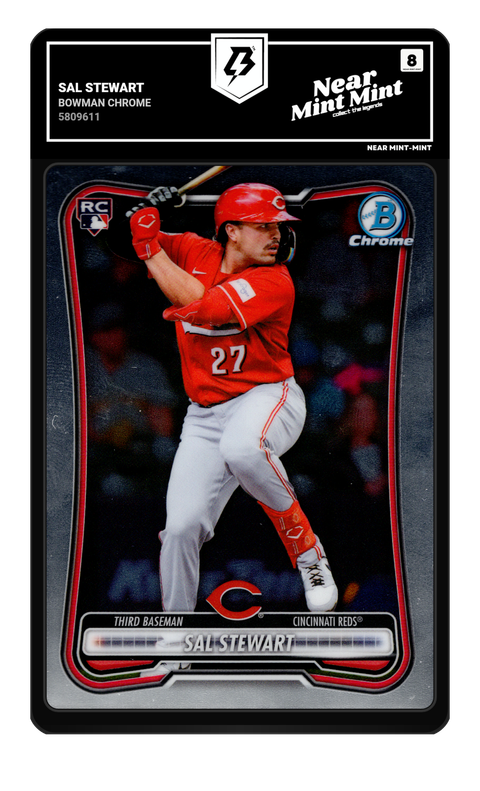 Sal Stewart 2026 Bowman Chrome graded NM-MT 8 by TradingCard360
