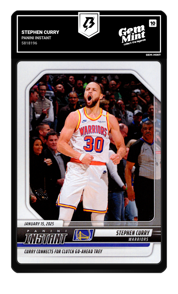 Stephen Curry graded Gem Mint 10