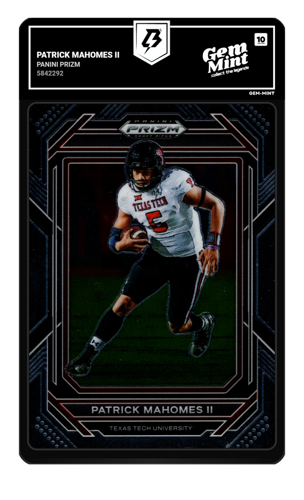Patrick Mahomes II graded Gem Mint 10