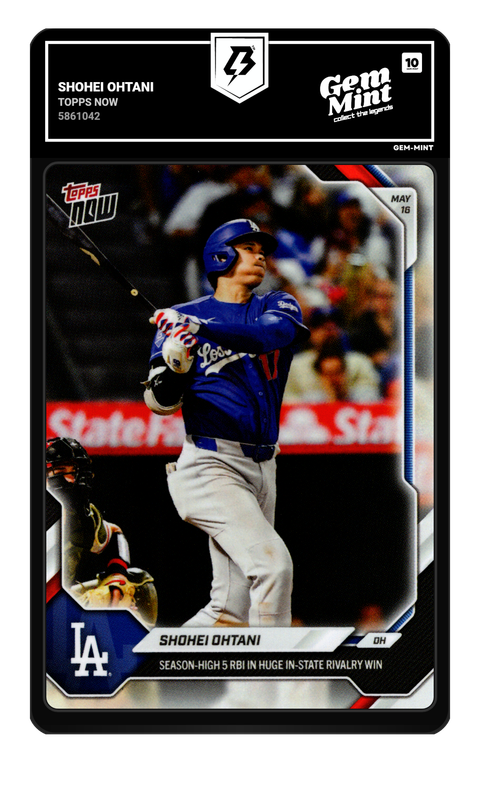 Shohei Ohtani 2026 Topps Now graded Gem Mint 10 by TradingCard360
