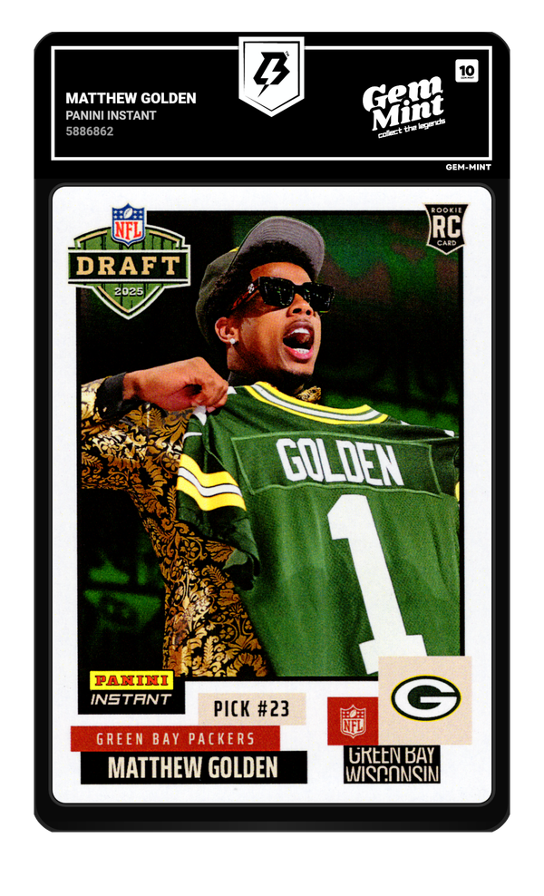 Matthew Golden graded Gem Mint 10