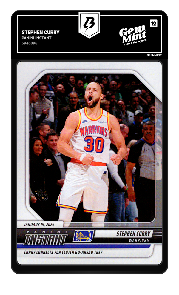 Stephen Curry graded Gem Mint 10