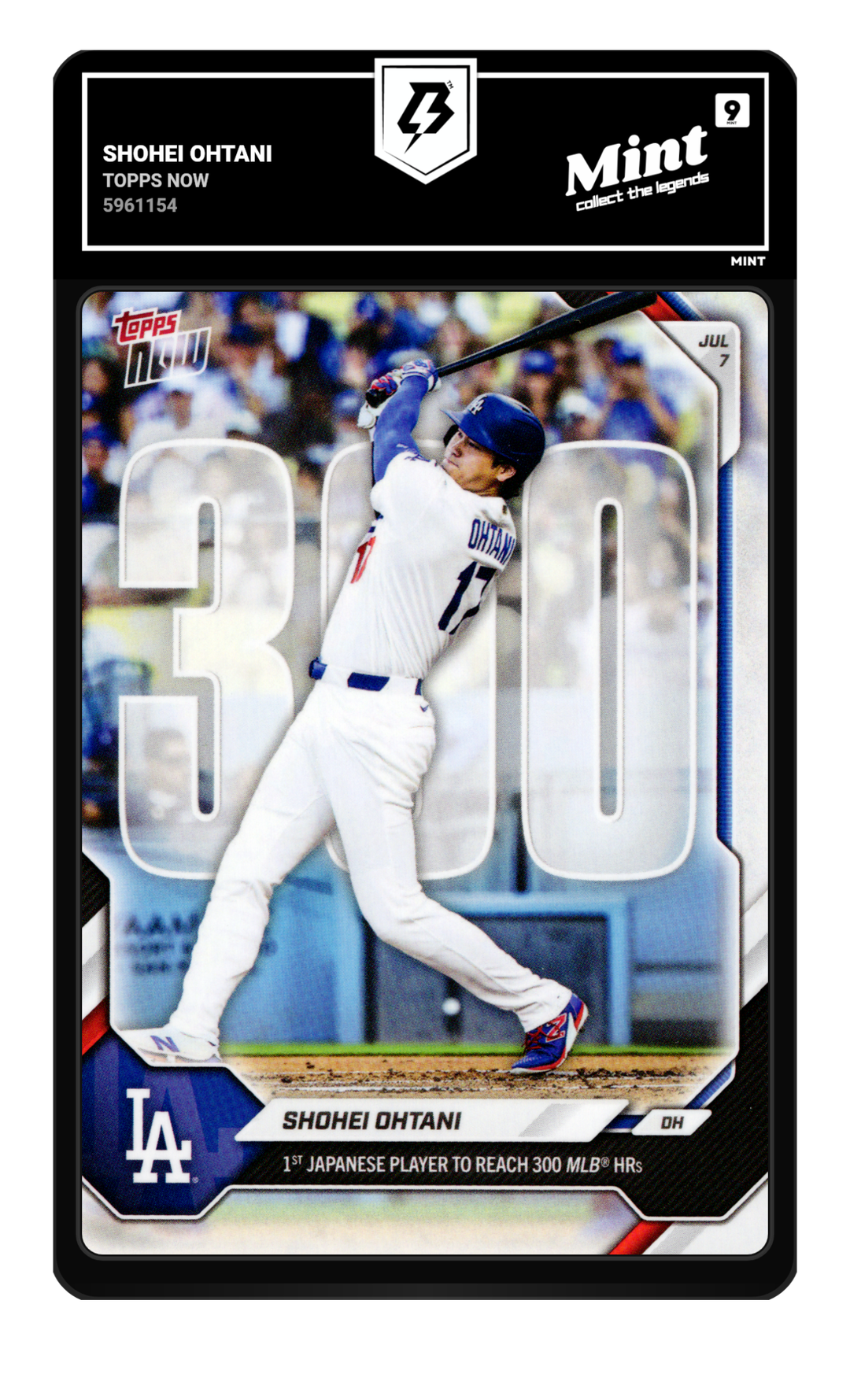 Shohei Ohtani graded Mint 9
