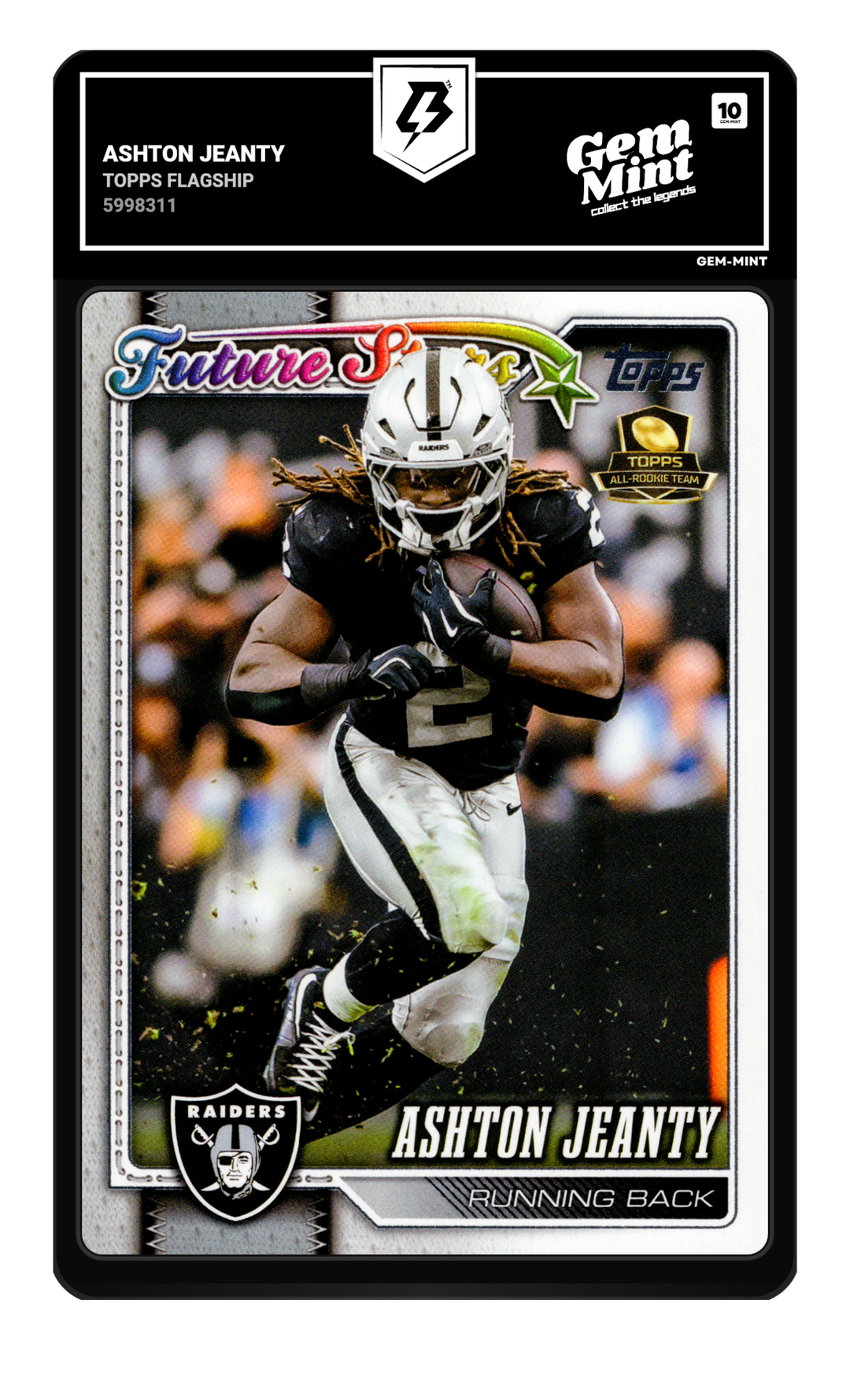 Ashton Jeanty graded Gem Mint 10