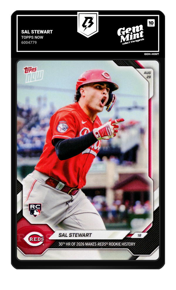 Sal Stewart graded Gem Mint 10