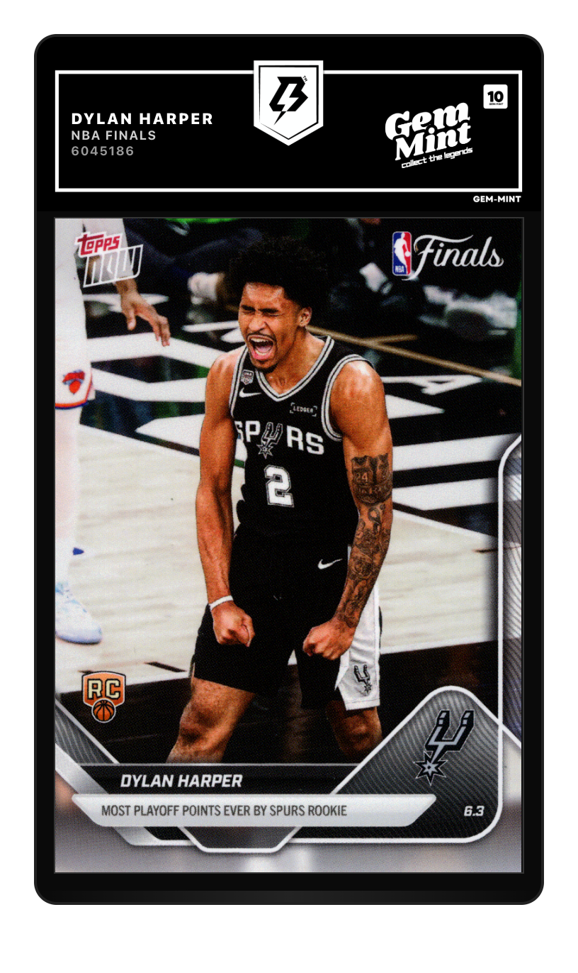 Dylan Harper graded Gem Mint 10