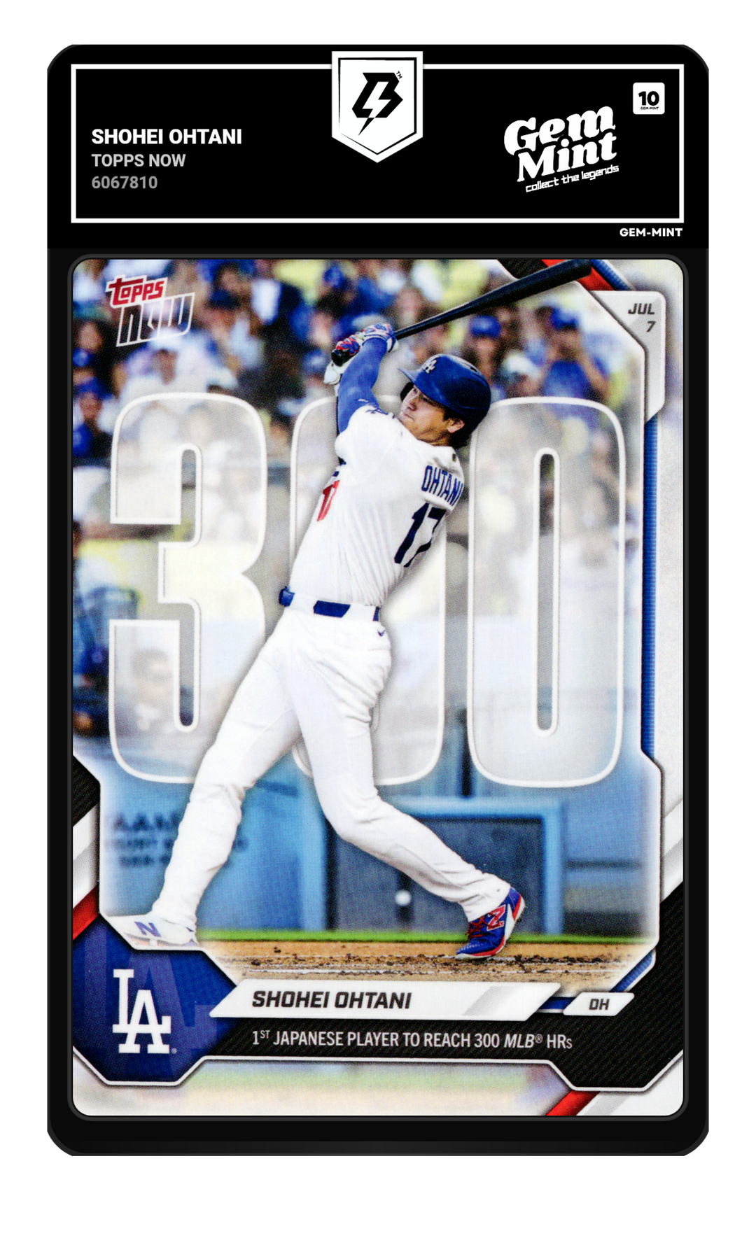 Shohei Ohtani graded Gem Mint 10