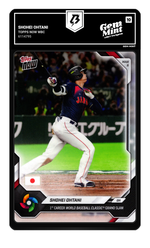 Shohei Ohtani 2026 Topps Now WBC graded Gem Mint 10 by TradingCard360