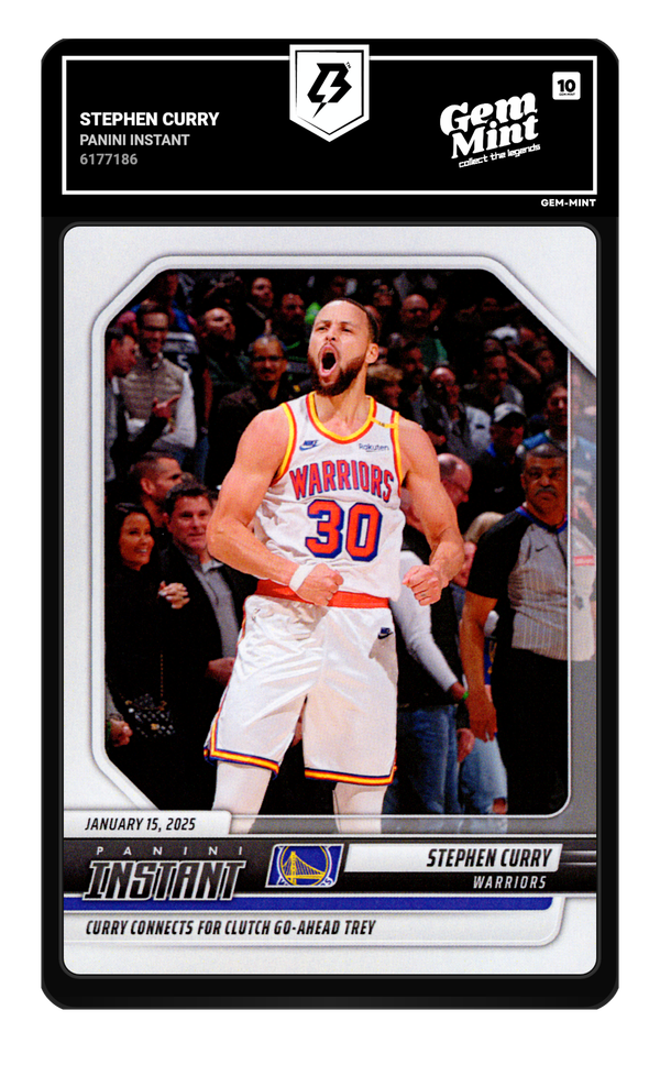 Stephen Curry graded Gem Mint 10