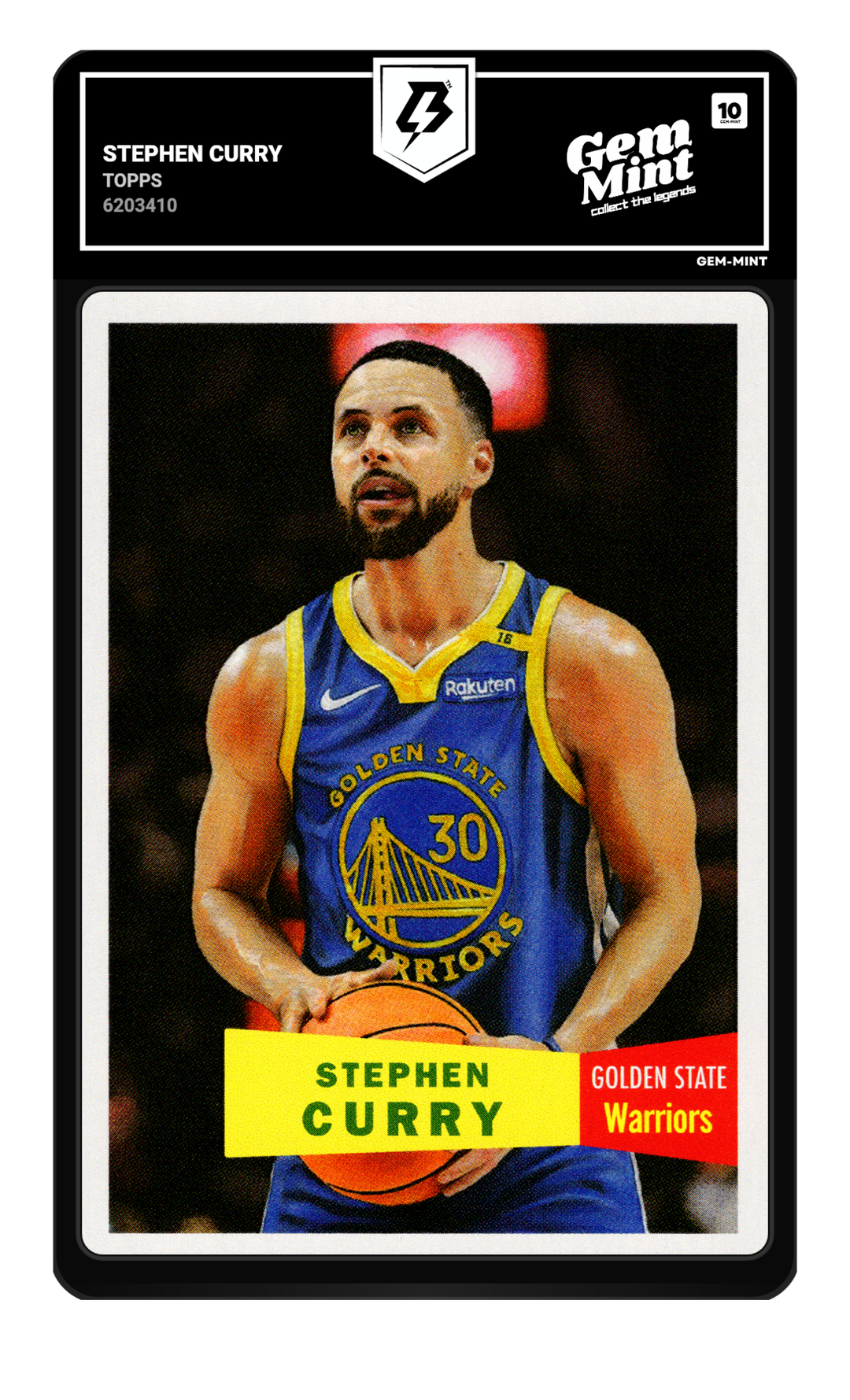 Stephen Curry graded Gem Mint 10