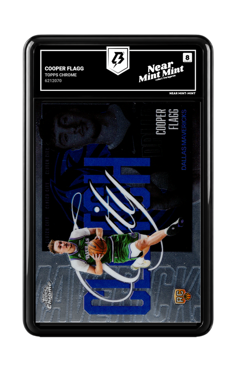 Cooper Flagg 2026 Topps Chrome graded NM-MT 8 by TradingCard360
