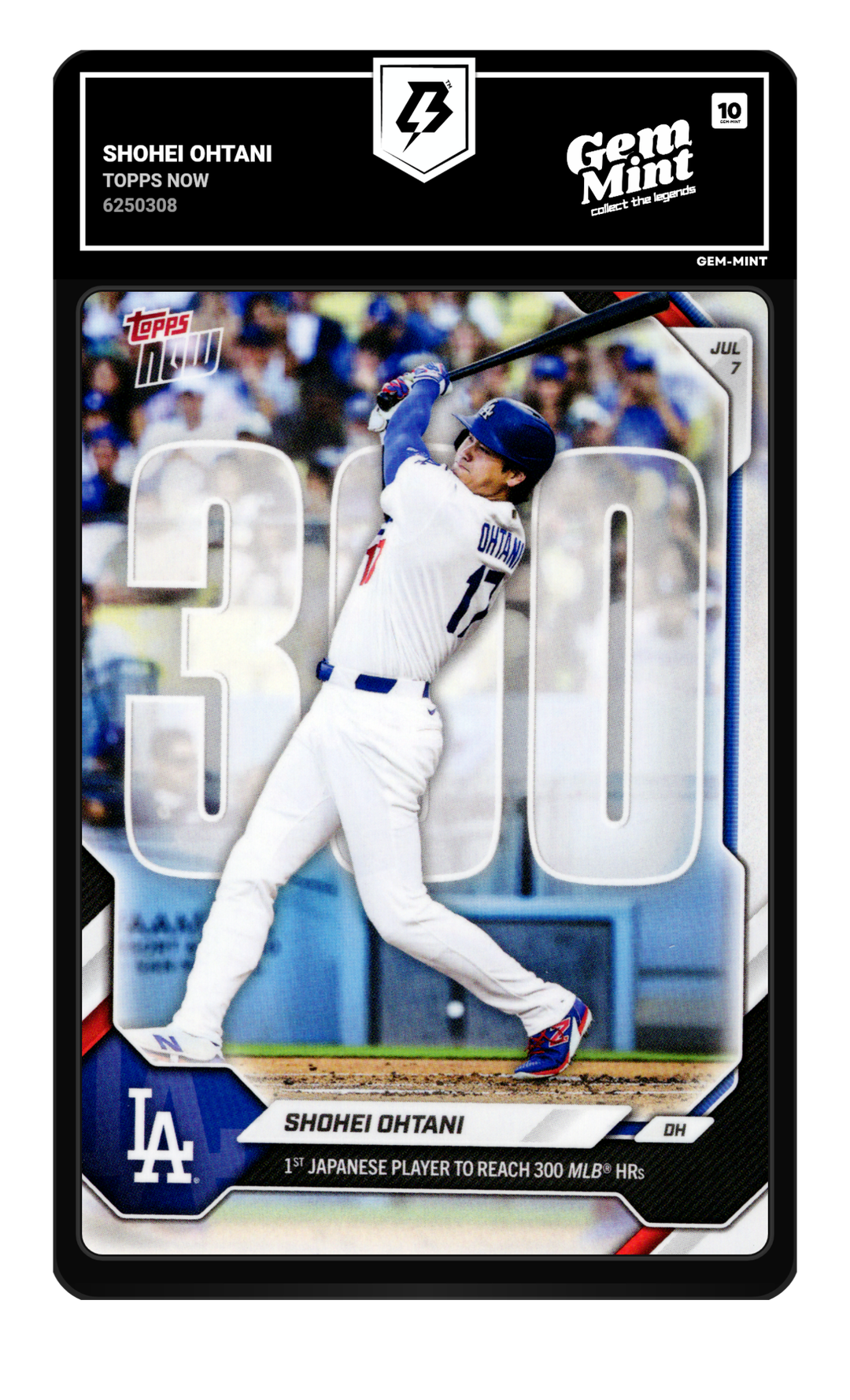 Shohei Ohtani graded Gem Mint 10