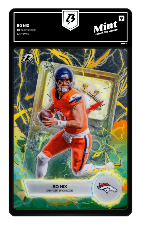 Bo Nix 2026 Resurgence graded Mint 9 by TradingCard360