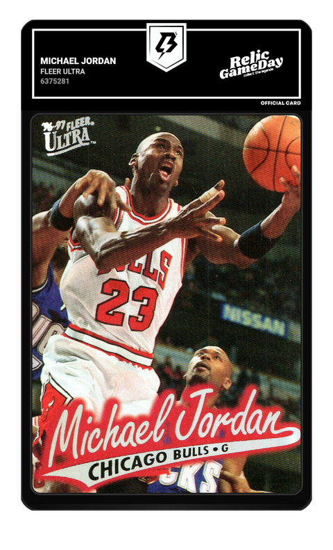 Michael Jordan 1996 Fleer Ultra graded NM-MT 8 by TradingCard360