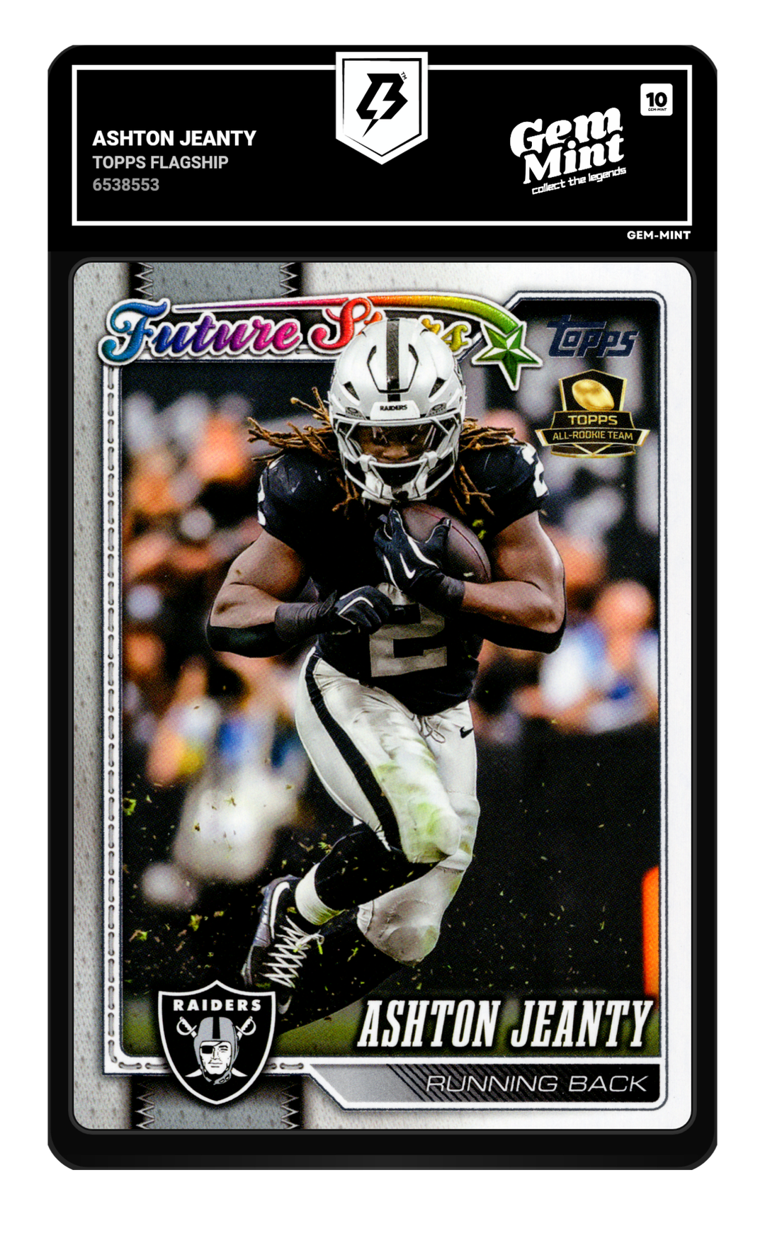 Ashton Jeanty graded Gem Mint 10