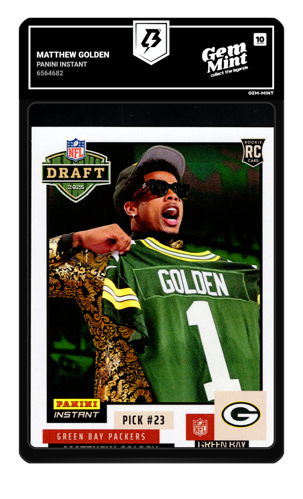 Matthew Golden graded Gem Mint 10
