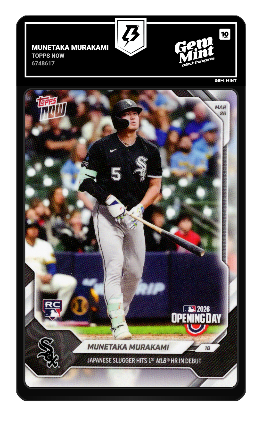 Munetaka Murakami graded Gem Mint 10
