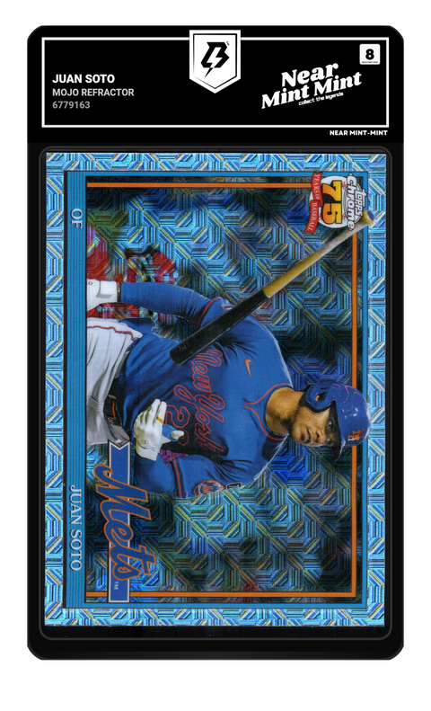 Juan Soto 2026 Mojo Refractor graded NM-MT 8 by TradingCard360