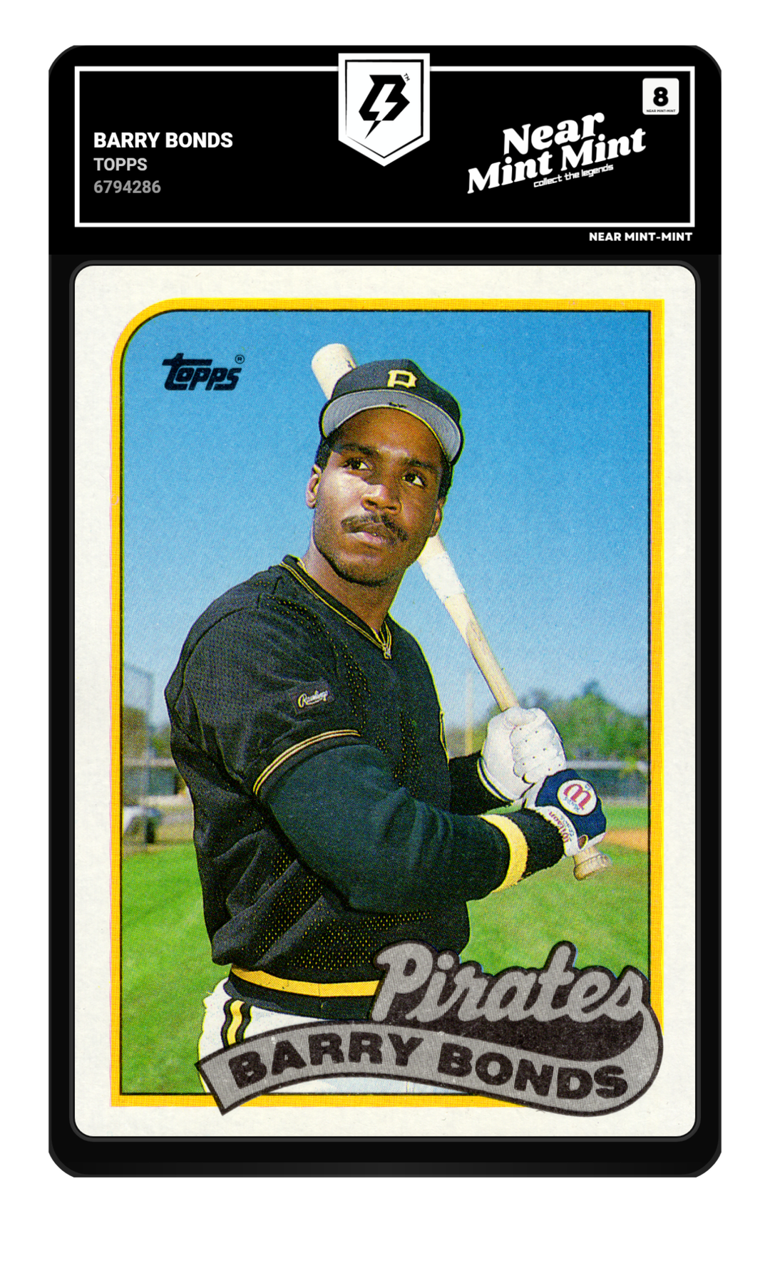 Barry Bonds graded NM-MT 8